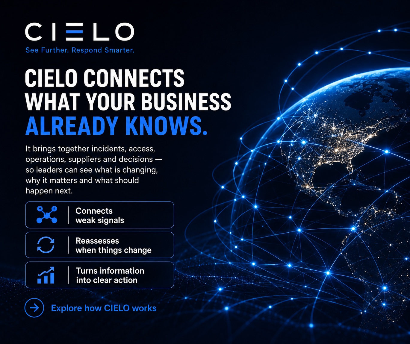 CIELO connects what your business already knows