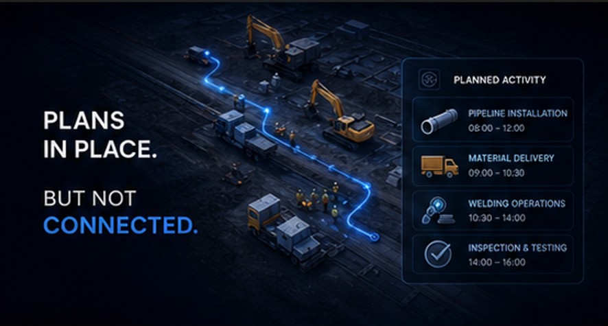 Plans in place, but not connected.