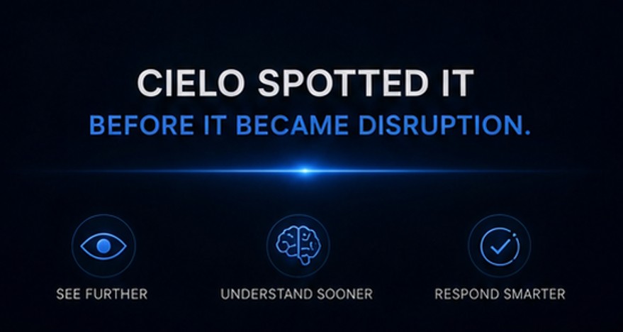 CIELO spotted it before it became disruption.